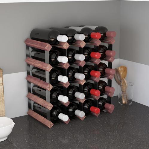 vidaXL Casier à bouteilles pour 20 bouteilles Marron, Maison & Meubles, Accessoires pour la Maison | Porte-bouteilles, Neuf, Envoi