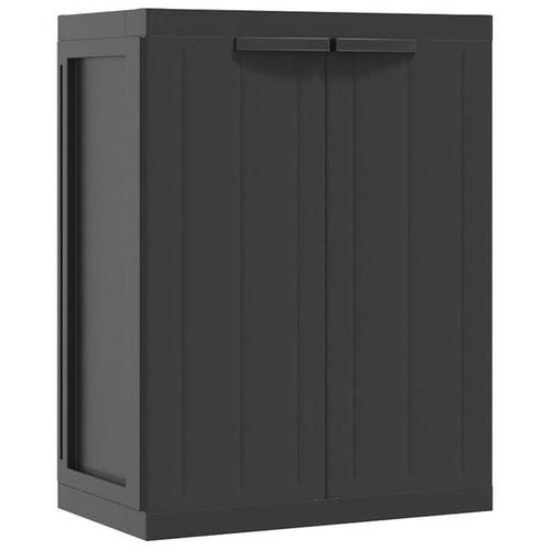 Tuinkast Zwart 65cm - Retour Deal - 35% Korting!, Tuin en Terras, Bergingen en Tuinkasten, Nieuw, Kunststof, Verzenden