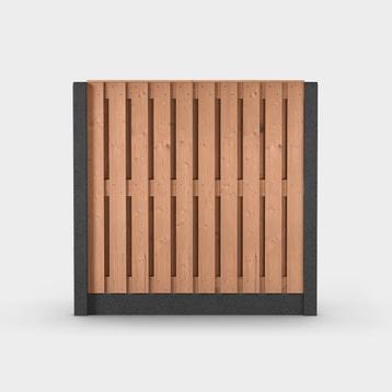 AktieAktie!!! Hout-Betonschutting geplaatst Vanaf 150,- Pmtr beschikbaar voor biedingen