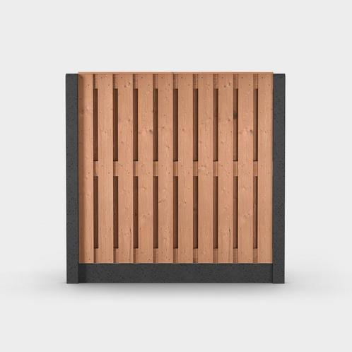 AktieAktie!!! Hout-Betonschutting geplaatst Vanaf 150,- Pmtr, Tuin en Terras, Overige Tuin en Terras, Nieuw