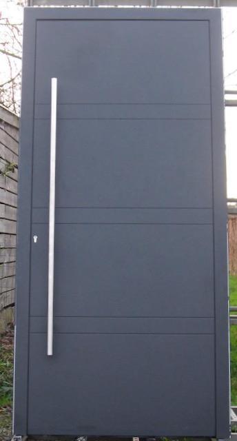 aluminium voordeur ,buitendeur , deur 104 x 220 zwart 9011, Doe-het-zelf en Bouw, Deuren en Vliegenramen, Nieuw, Metaal, Buitendeur