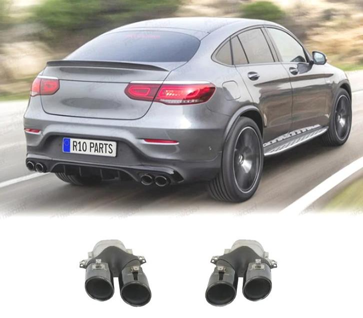 EMBOUTS D´ÉCHAPPEMENT MERCEDES GLC C253 X253 15-18 LOOK AMG, Autos : Pièces & Accessoires, Systèmes d'échappement, Envoi