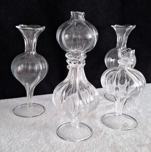 Des Pots - Vase (5) - Verre - Vases à fleurs, Antiek en Kunst, Antiek | Glaswerk en Kristal