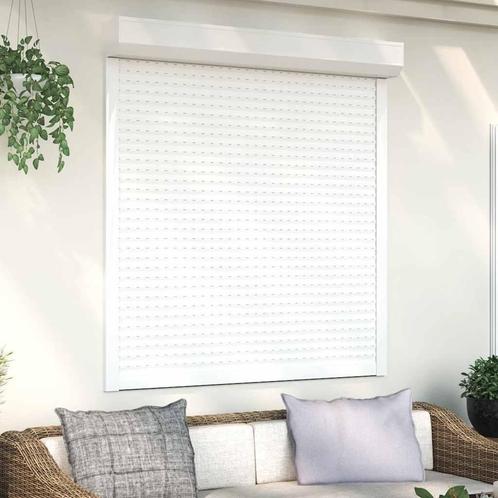 vidaXL Rolluik 130x140 cm aluminium wit, Doe-het-zelf en Bouw, Raamkozijnen en Schuifdeuren, Nieuw, Verzenden