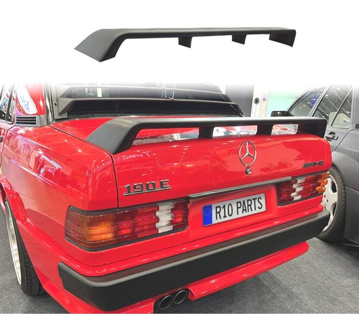 AILERON BECQUET LAME COFFRE MERCEDES 190 W201 83-87 LOOK EVO, Auto-onderdelen, Carrosserie, Verzenden