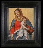 Franse school (XVII) - Vergine del Rosario, Antiek en Kunst