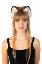 Haarband Furry Oortjes Zwart Bruin Wit Kat Poes Vos Diadeem, Kleding | Dames, Ophalen of Verzenden, Nieuw
