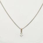 Pendentif - 14 carats Or blanc Diamant (Naturelle), Handtassen en Accessoires, Antieke sieraden