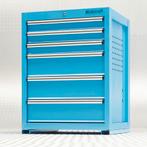 Datona Gereedschapskast met 6 lades - blauw - Datona, Ophalen of Verzenden, Nieuw