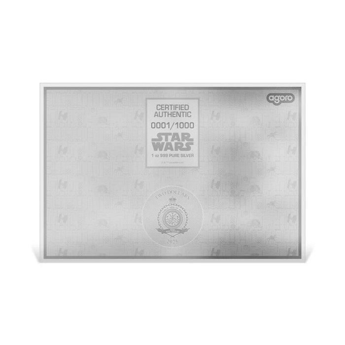 Niue. 2 Dollars 2025 Star Wars(TM) Blueprints: Todesstern 1, Postzegels en Munten, Munten | Europa | Niet-Euromunten