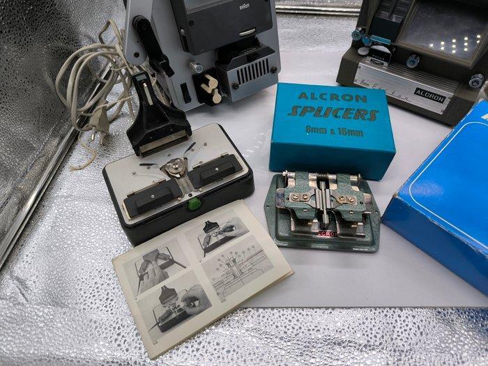 Braun, Revue, Alcron Verschiedene Modelle Film 8mm, Collections, Appareils photo & Matériel cinématographique