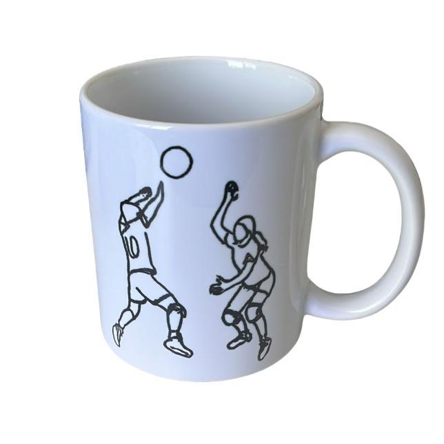 Volleybal Handbal Basketbal Korfbal Mok - 350ml, Verzamelen, Overige Verzamelen, Verzenden