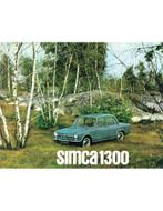 1965 SIMCA 1300 BROCHURE NEDERLANDS