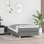 vidaXL Boxspring bed 80x200 cm stof donkergrijs, Verzenden