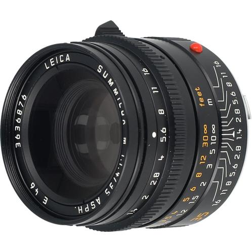 Leica 11874 Summilux-M 35mm f/1.4 ASPH zwart occasion, Audio, Tv en Foto, Foto | Lenzen en Objectieven, Zo goed als nieuw, Verzenden