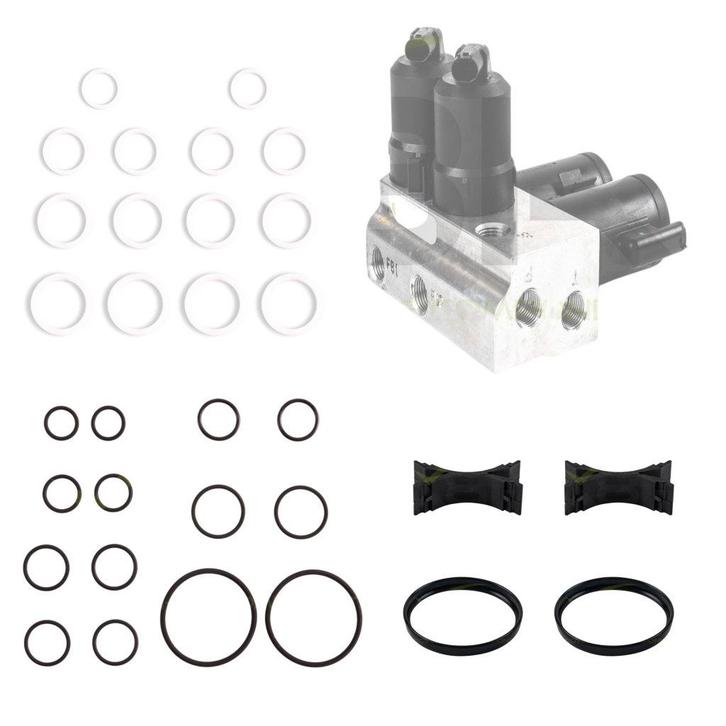 Mercedes ABC Ventielblok Solenoid O-ringen Reparatie Kit, Auto-onderdelen, Ophanging en Onderstel, Nieuw, Verzenden
