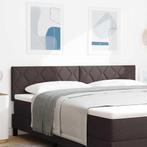 vidaXL Stoffen Hoofdbord Geometrisch Donkerbruin 180 cm Stof, Huis en Inrichting, Verzenden, Nieuw