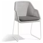 Bieden: Manutti Mood FS-CH29-F8-31 off white dining chair, Ophalen of Verzenden