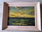Placide Rosseel (1913-1979) - Zonsondergang op zee, Antiek en Kunst