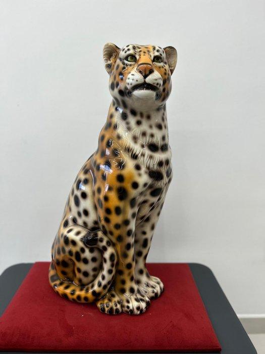 Beeld, Giaguaro - 75 cm - Keramiek, Antiquités & Art, Art | Objets design