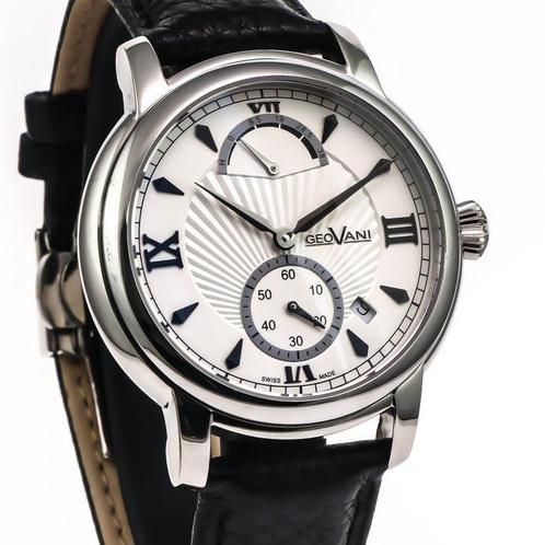 GEOVANI - Swiss Automatic Watch - GORA595-SL-1 - Silver, Handtassen en Accessoires, Horloges | Heren