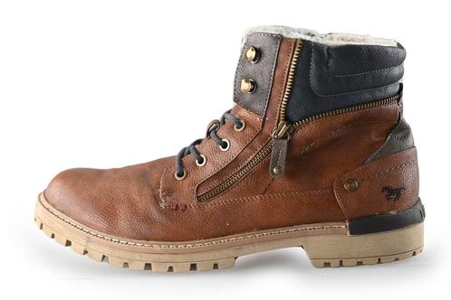 Mustang Veterboots in maat 45 Bruin | 5% extra korting, Kleding | Heren, Schoenen, Bruin, Zo goed als nieuw, Boots, Verzenden