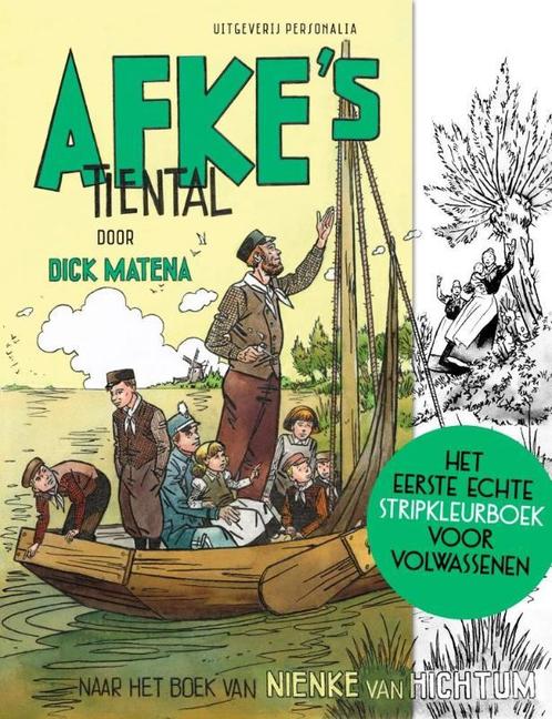 Afkes tiental - stripkleurboek voor volwassenen, Livres, Livres pour enfants | Jeunesse | 10 à 12 ans, Envoi
