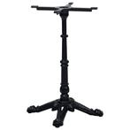 vidaXL Bistrotafelpoot 52x52x72 cm gietijzer zwart, Verzenden, Nieuw