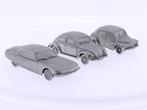 Schaal 1:43 de Poligny Creation VW Kever, Renault 4CV en..., Ophalen of Verzenden, Gebruikt