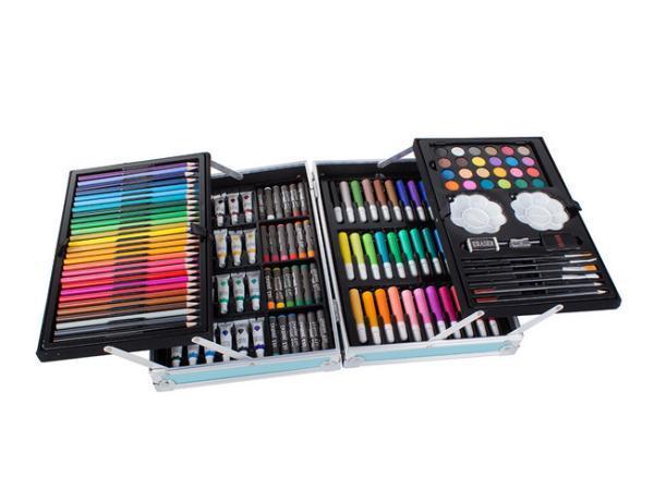 Veiling - Kleur en Tekenset in  Koffer 145 Delig, Hobby en Vrije tijd, Tekenen, Nieuw