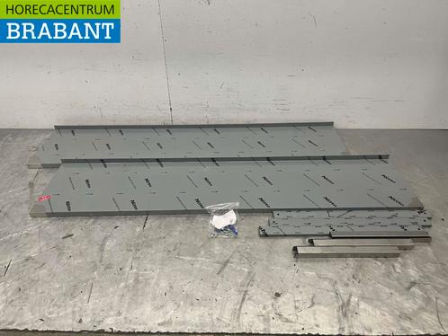 RVS Dubbel wandschap schap 180 x 40 cm Horeca, Zakelijke goederen, Horeca | Meubilair en Inrichting, Ophalen of Verzenden