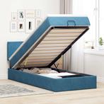 vidaXL Bed poef met matras en LEDs 80x200 cm fluweel, Huis en Inrichting, Slaapkamer | Bedden, Verzenden, Nieuw