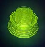 Val Saint Lambert - LuxVal - Serveerschaal (18) - Glas - 18, Antiek en Kunst