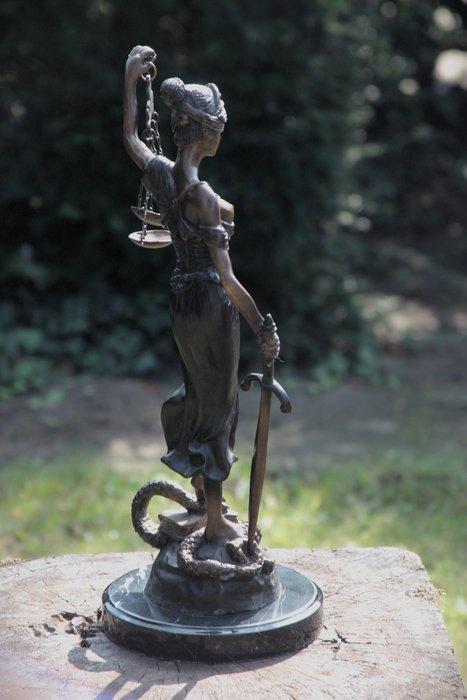 sculptuur, justitia vrouwe van gerechtigheid - 45 cm -, Antiek en Kunst, Kunst | Designobjecten