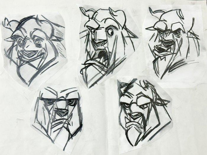 Beauty and the Beast (Walt Disney, 1991) - 1 Croquis de, Verzamelen, Disney