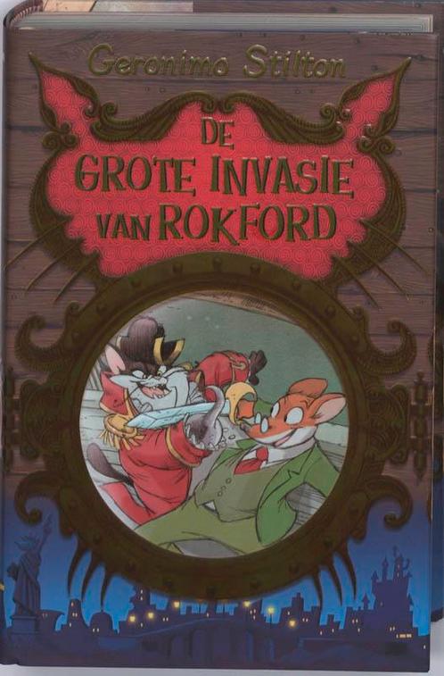 De grote invasie van Rokford 9789085920878 Geronimo Stilton, Boeken, Kinderboeken | Jeugd | onder 10 jaar, Zo goed als nieuw, Verzenden