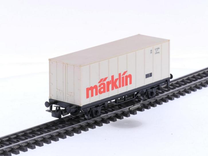 Schaal H0 Märklin 4481 containerwagen Märklin van de DB., Hobby en Vrije tijd, Modeltreinen | H0, Wisselstroom, Analoog, Gebruikt