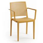 Stoel | Kunststof | Zandkleurig | In-/Outdoor |, Zakelijke goederen, Verzenden, Nieuw in verpakking