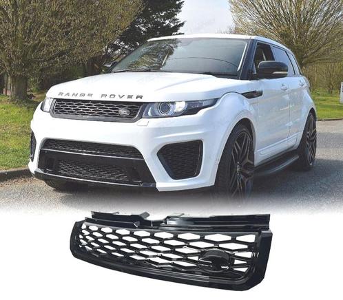 CALANDRE POUR RANGE ROVER EVOQUE 10-16 LOOK SVR NOIR BRILLAN, Autos : Pièces & Accessoires, Carrosserie & Tôlerie, Envoi