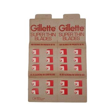 Emballage de lame de rasoir - Gillette Super Thin Rasoir
