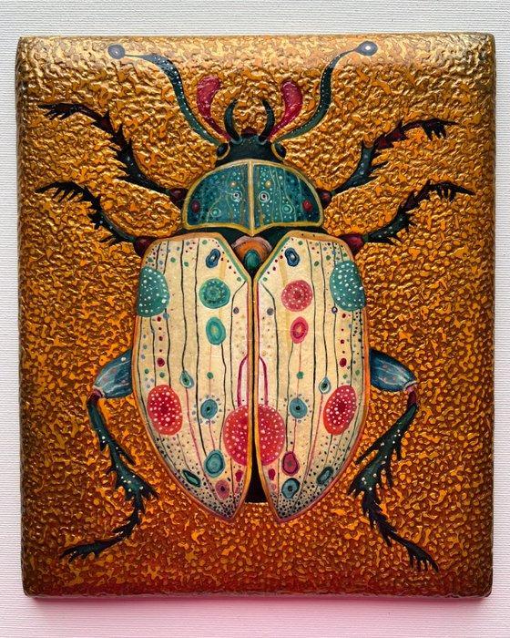 Varvara Izotova - Lo scarabeo, Antiek en Kunst, Kunst | Schilderijen | Modern