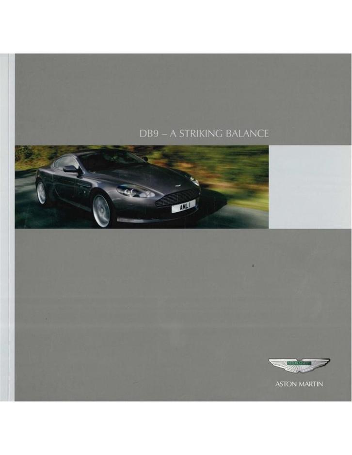 2007 ASTON MARTIN DB9 BROCHURE ENGELS, Boeken, Auto's | Folders en Tijdschriften, Ophalen of Verzenden