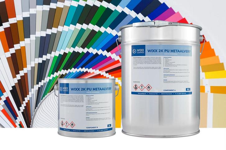 Wixx 2K PU Metaalverf Mengkleur 10L, Doe-het-zelf en Bouw, Verf, Beits en Lak, Nieuw, Verzenden