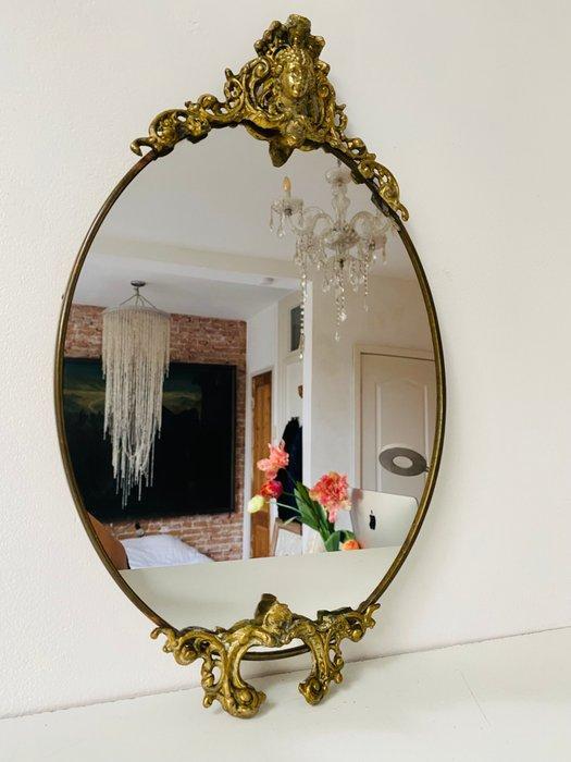 Spiegel - Verguld brons, Antiek en Kunst, Curiosa en Brocante