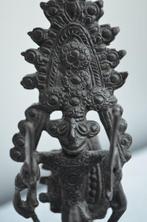 Stamrijder op paard - Dokra beeldhouwwerk - Brons - India -, Antiek en Kunst