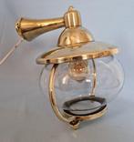 Ships lamp - Wandlamp - Messing, Glas, Antiek en Kunst