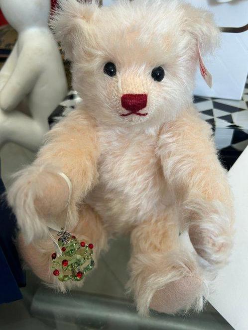 Steiff - Teddybeer Swarovski chrismas - 2000-2010 -, Antiek en Kunst, Antiek | Speelgoed