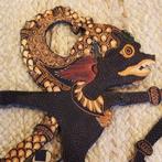 Marionet (4) - 4 Wayang Kulit puppets from Java - Hout -