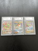 Pokémon - 3 Graded card - RAYQUAZA GX & RAYQUAZA VMAX FA &