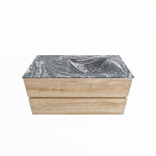 MONDIAZ VICA-DLUX 100cm badmeubel onderkast Washed Oak 2, Doe-het-zelf en Bouw, Sanitair, Overige typen, Nieuw, Ophalen of Verzenden